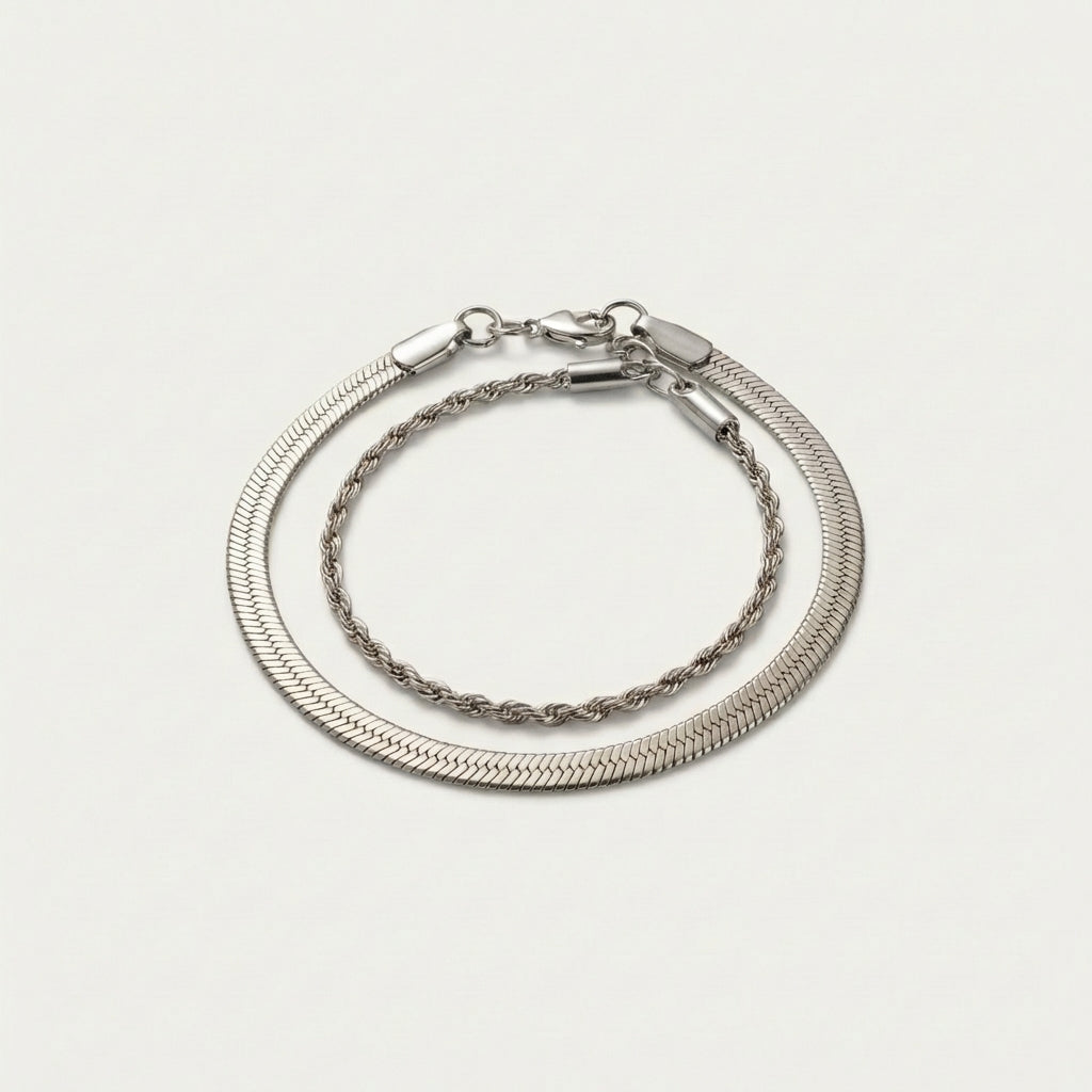 Bracelet duo chaîne Aurelia