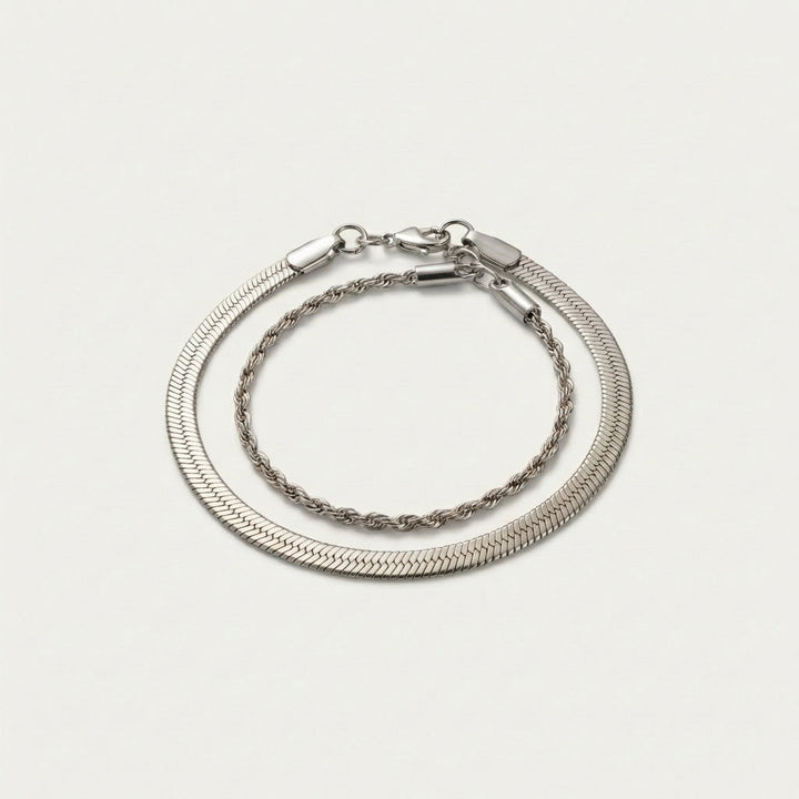 Bracelet duo chaîne Aurelia
