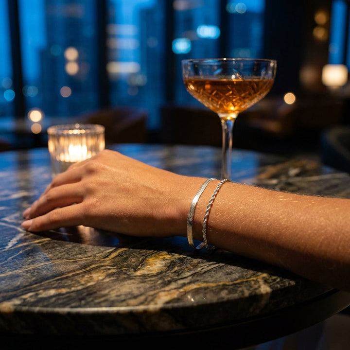 Bracelet duo chaîne Aurelia