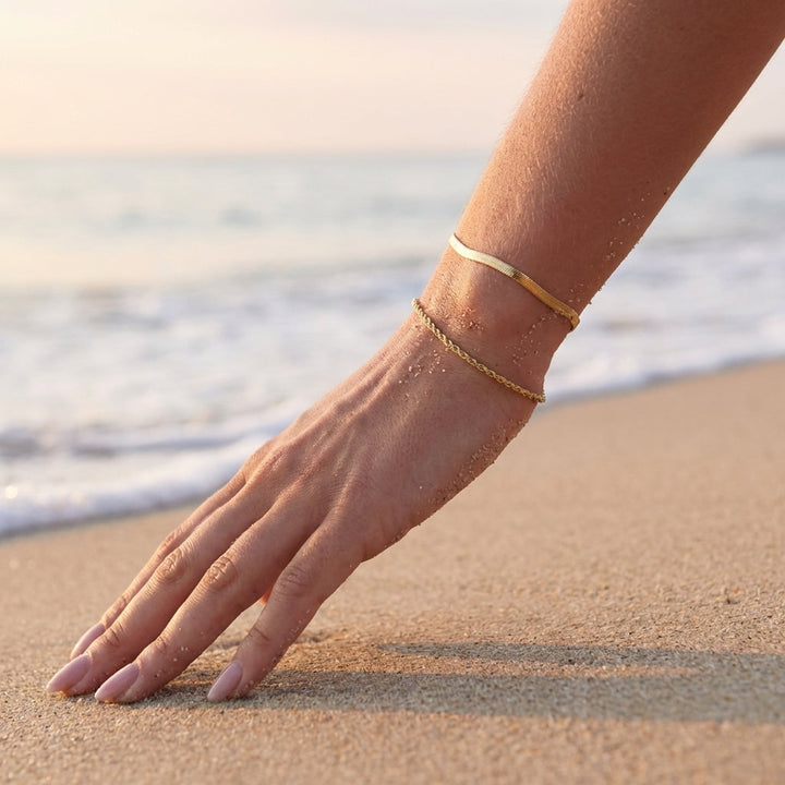 Bracelet duo chaîne Aurelia