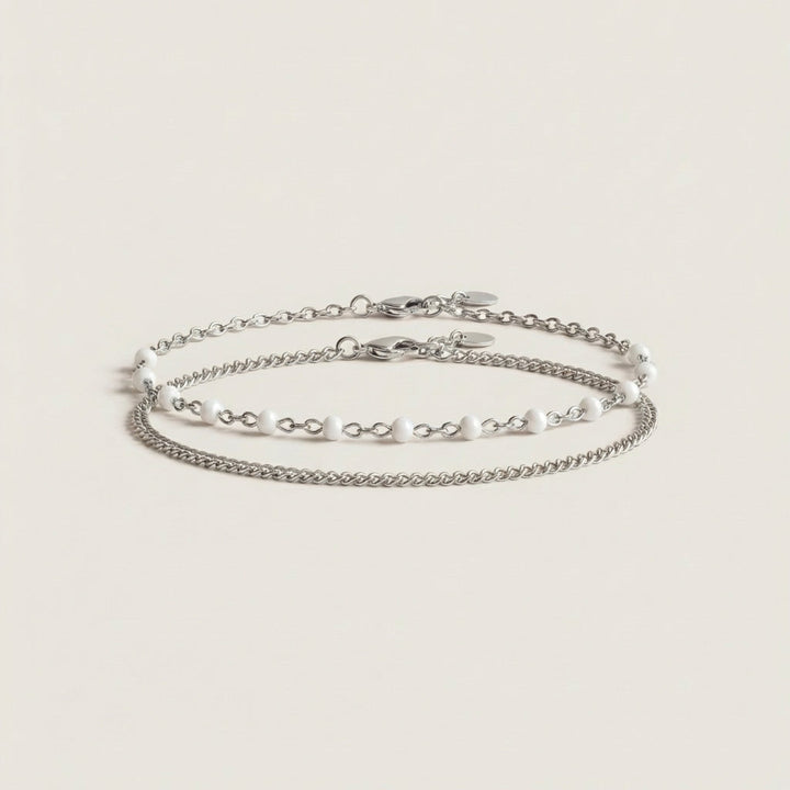 Bracelet duo perles Aurelia