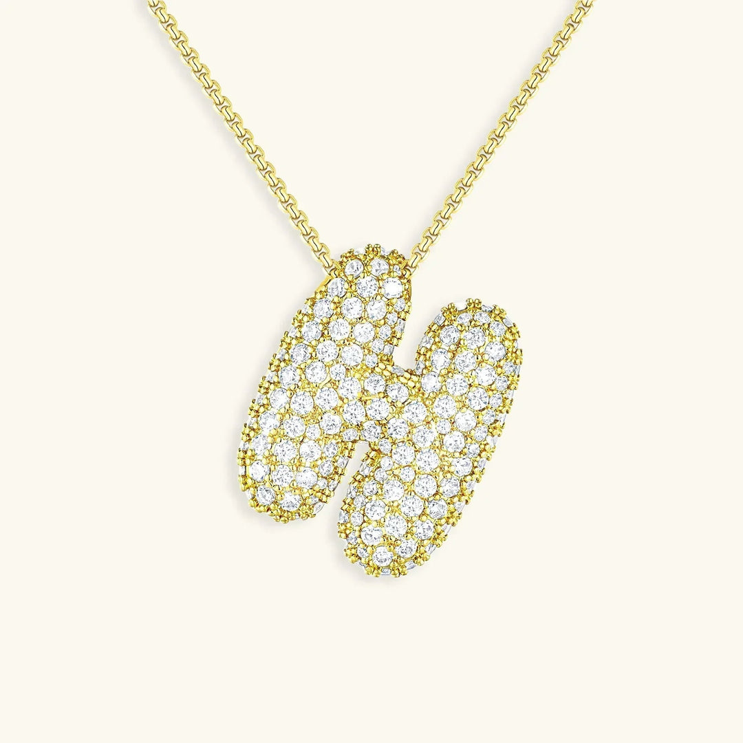 Collier initiale bulle
