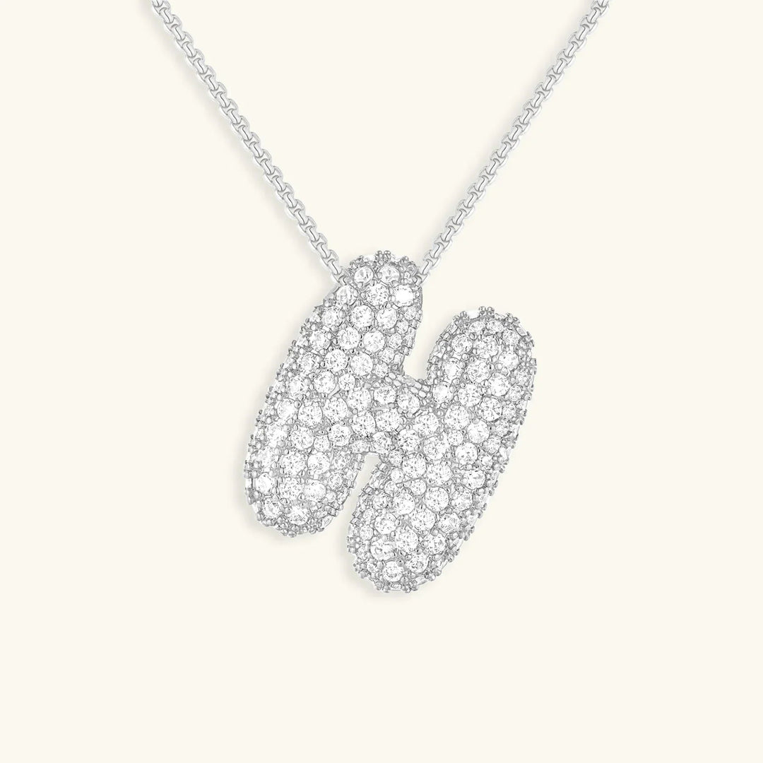 Collier initiale bulle