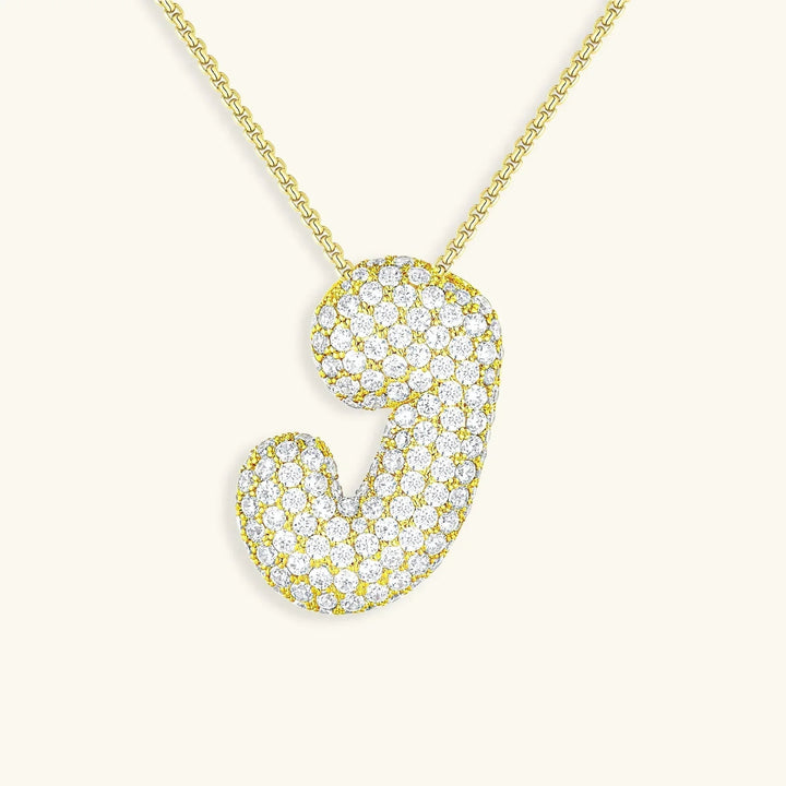 Collier initiale bulle