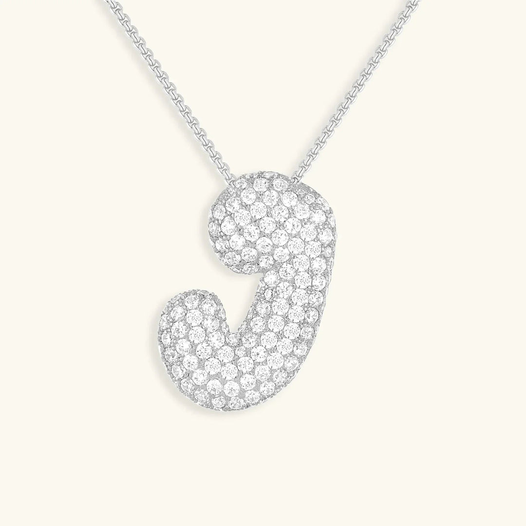 Collier initiale bulle