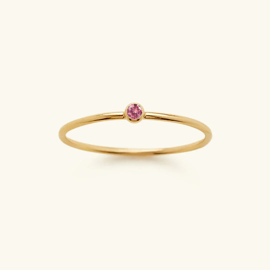 Bague pierre de naissance Amelia