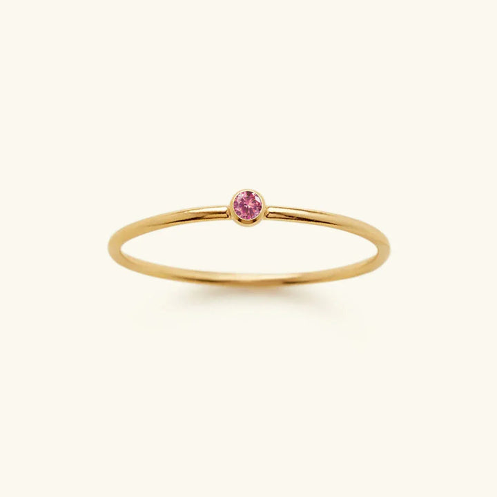 Bague pierre de naissance Amelia