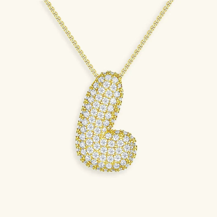 Collier initiale bulle
