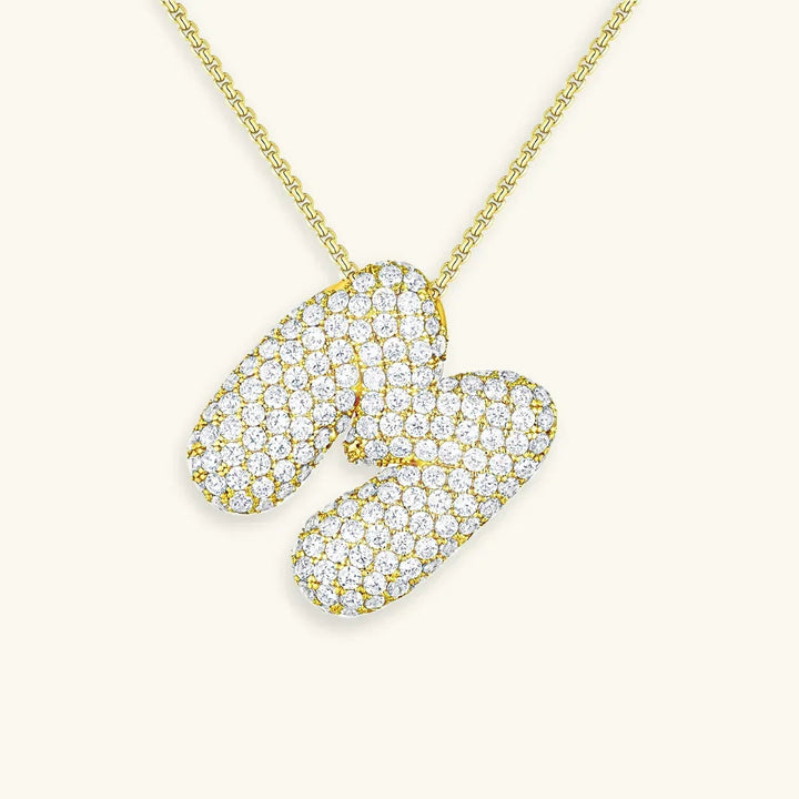 Collier initiale bulle