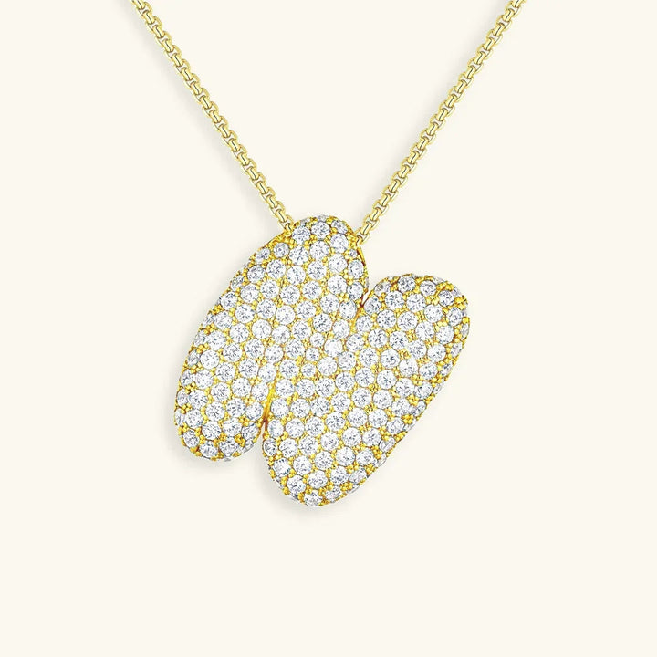 Collier initiale bulle