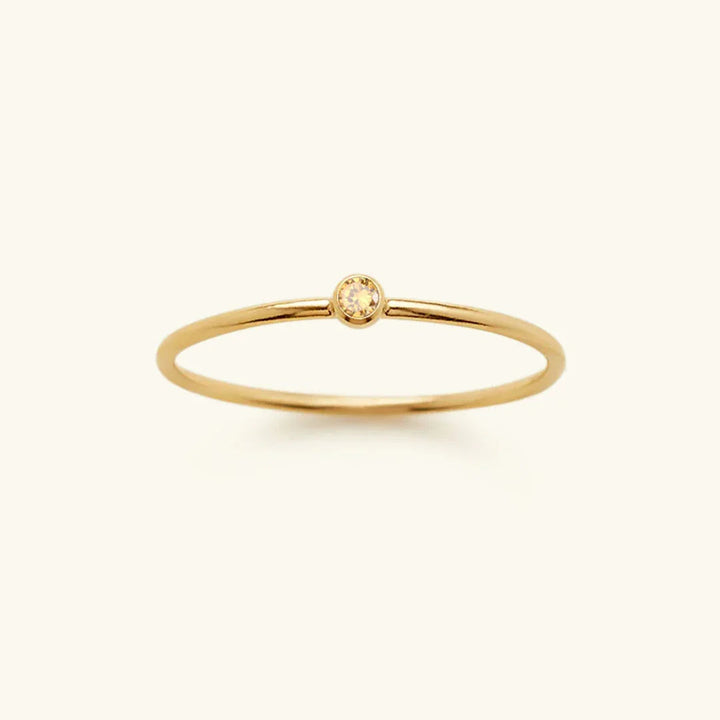 Bague pierre de naissance Amelia