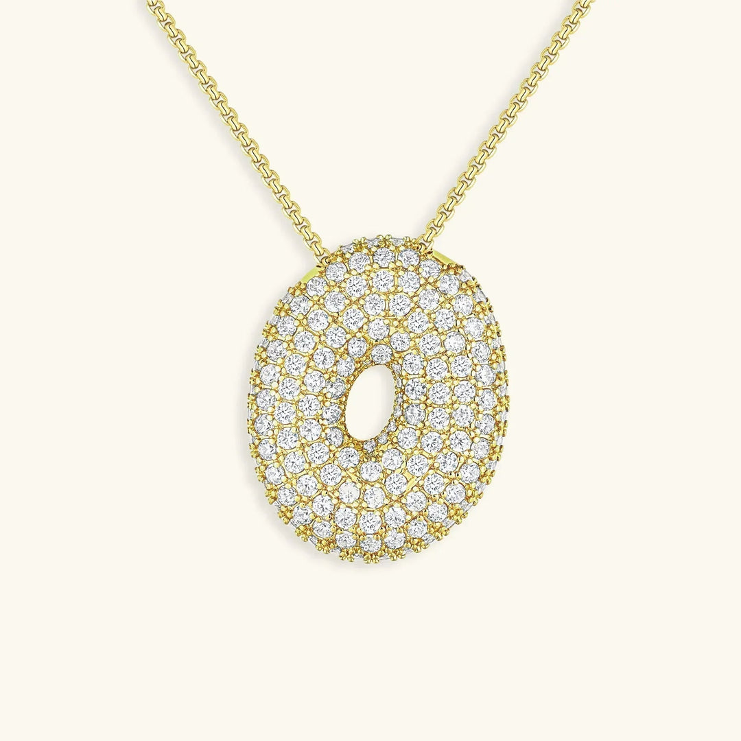Collier initiale bulle