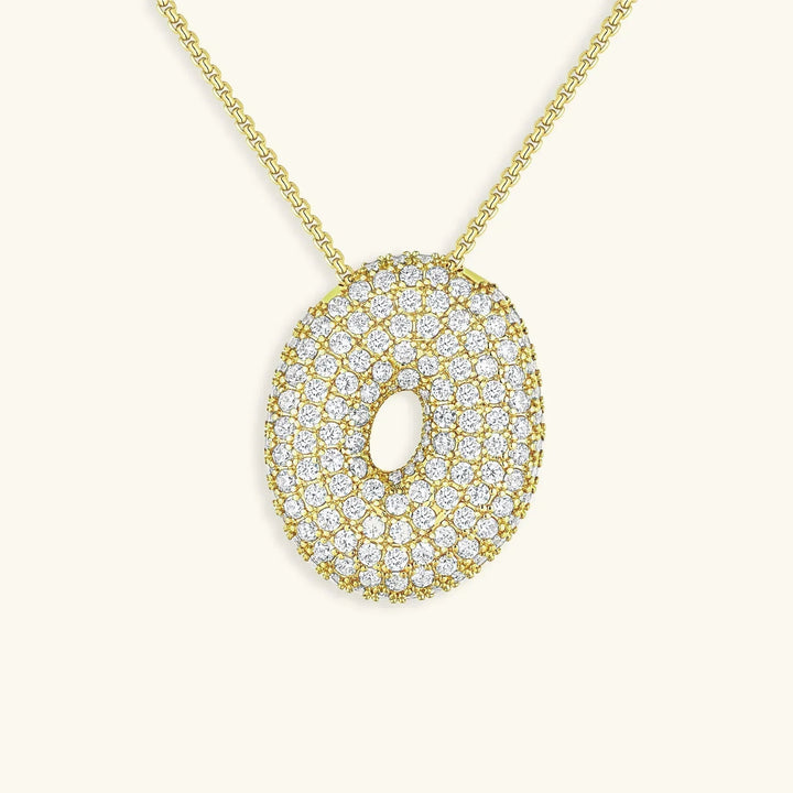 Collier initiale bulle
