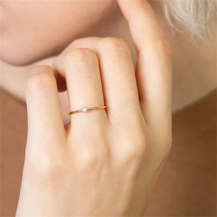 Bague pierre de naissance Amelia
