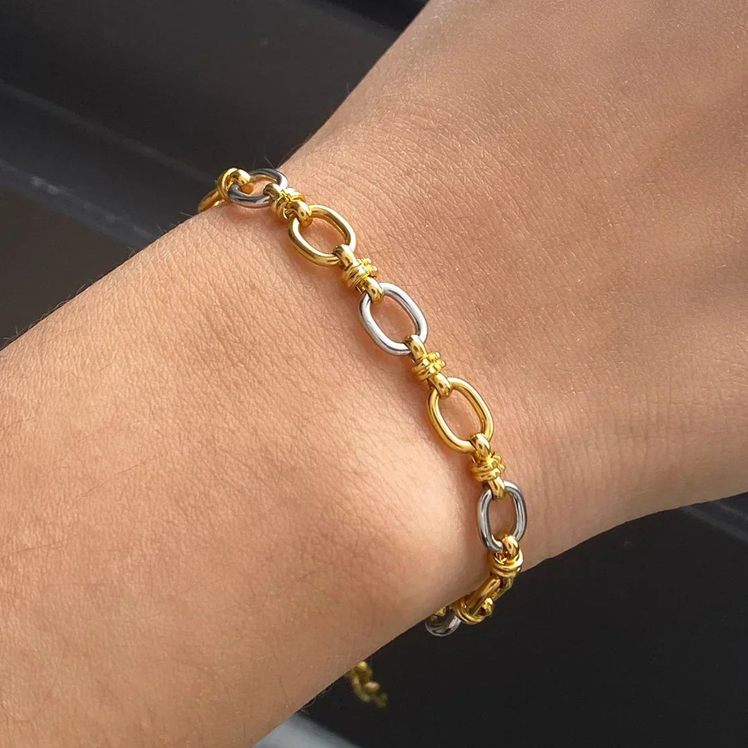 Bracelet bicolore Solène