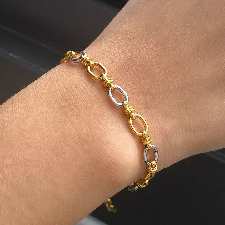 Bracelet bicolore Solène