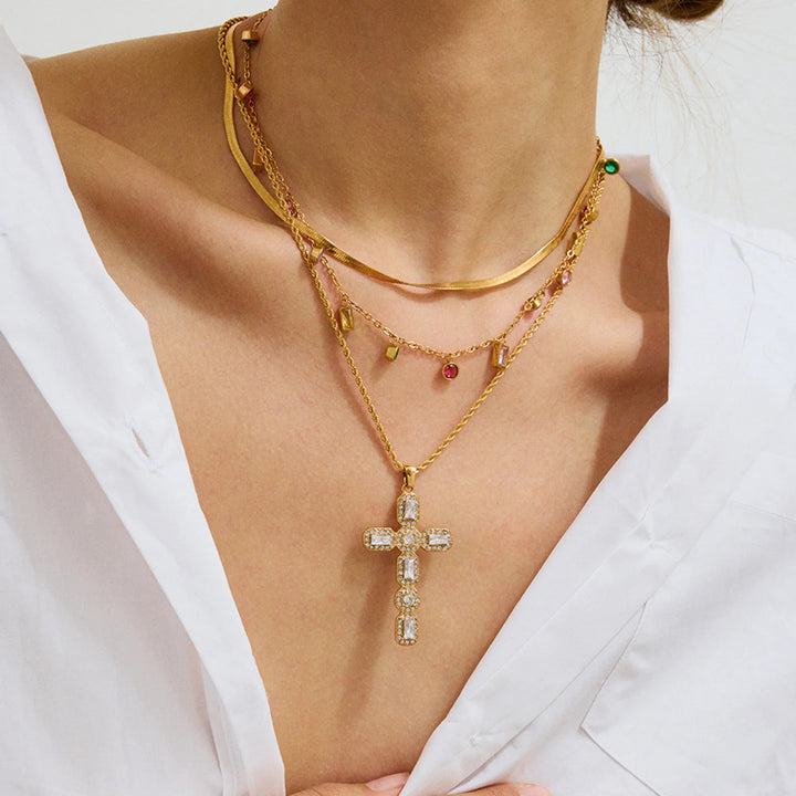 Collier Croix Sanctum