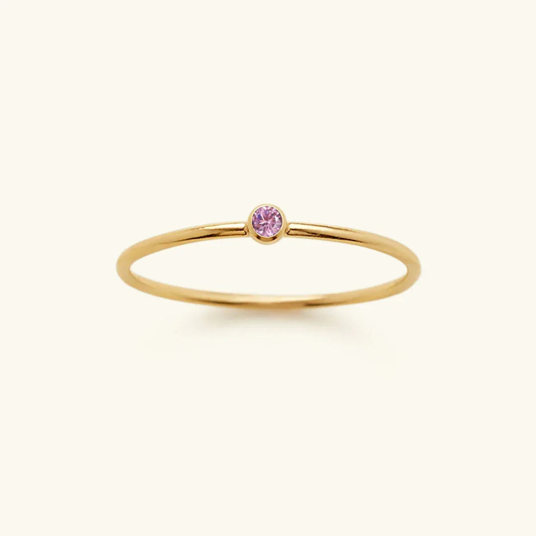 Bague pierre de naissance Amelia