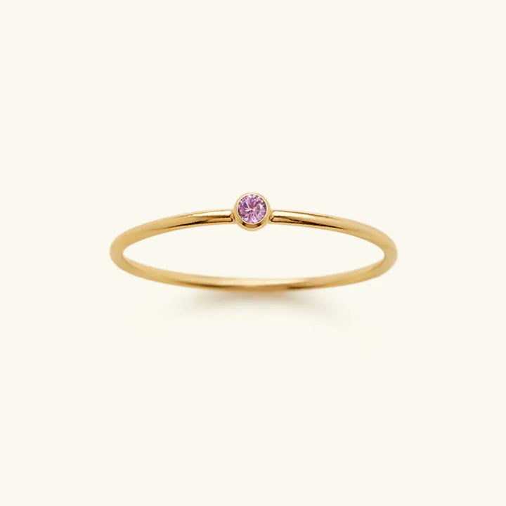 Bague pierre de naissance Amelia