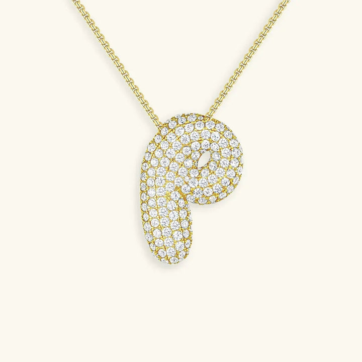 Collier initiale bulle