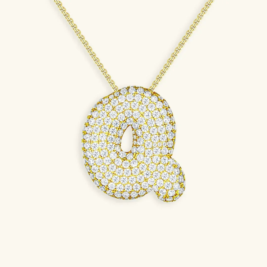 Collier initiale bulle