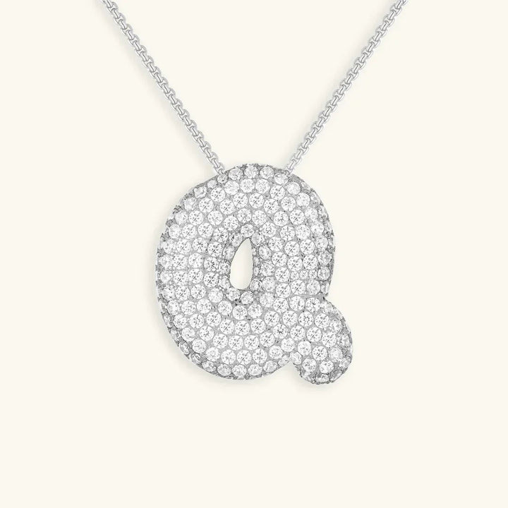 Collier initiale bulle