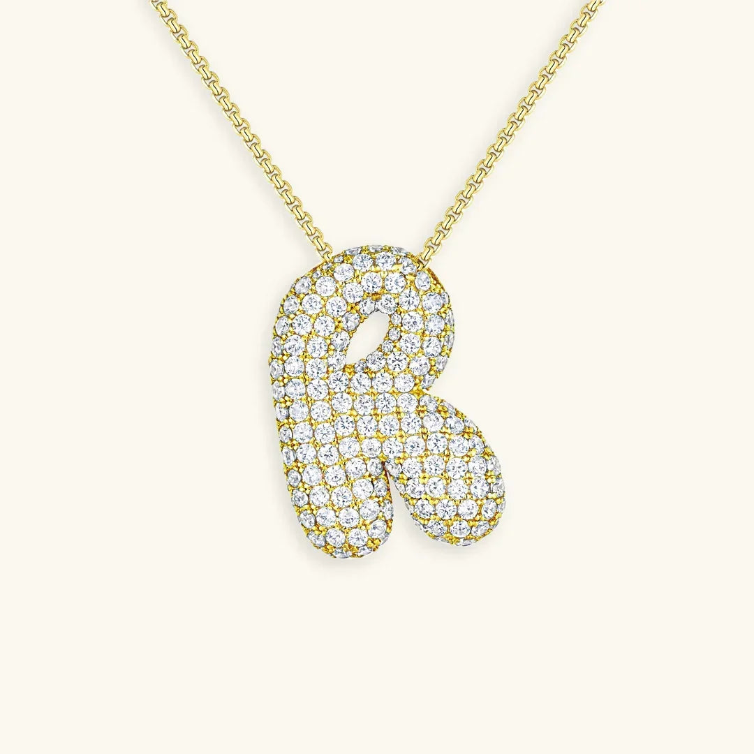 Collier initiale bulle