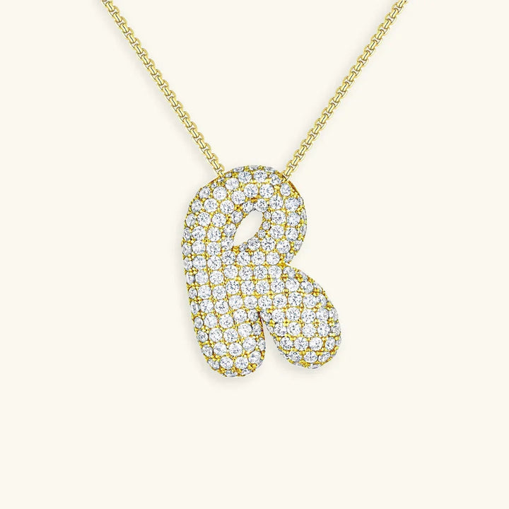 Collier initiale bulle