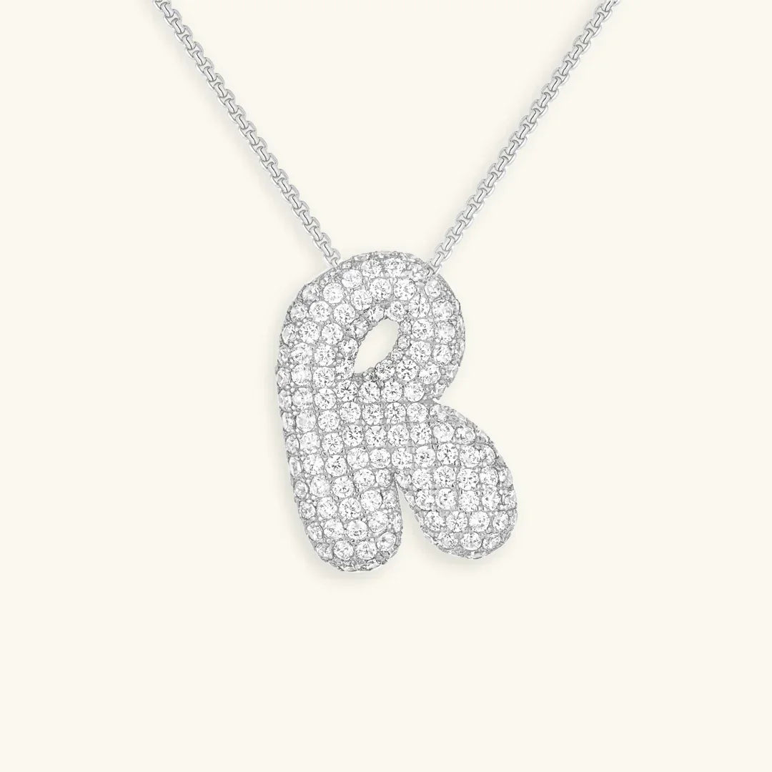 Collier initiale bulle