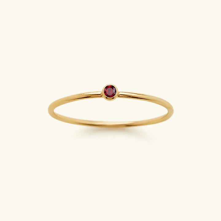 Bague pierre de naissance Amelia