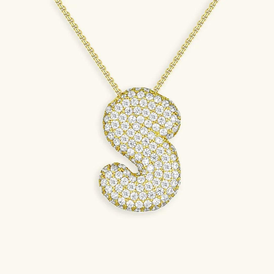 Collier initiale bulle