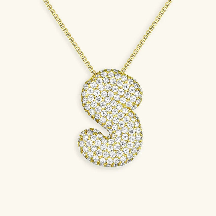 Collier initiale bulle
