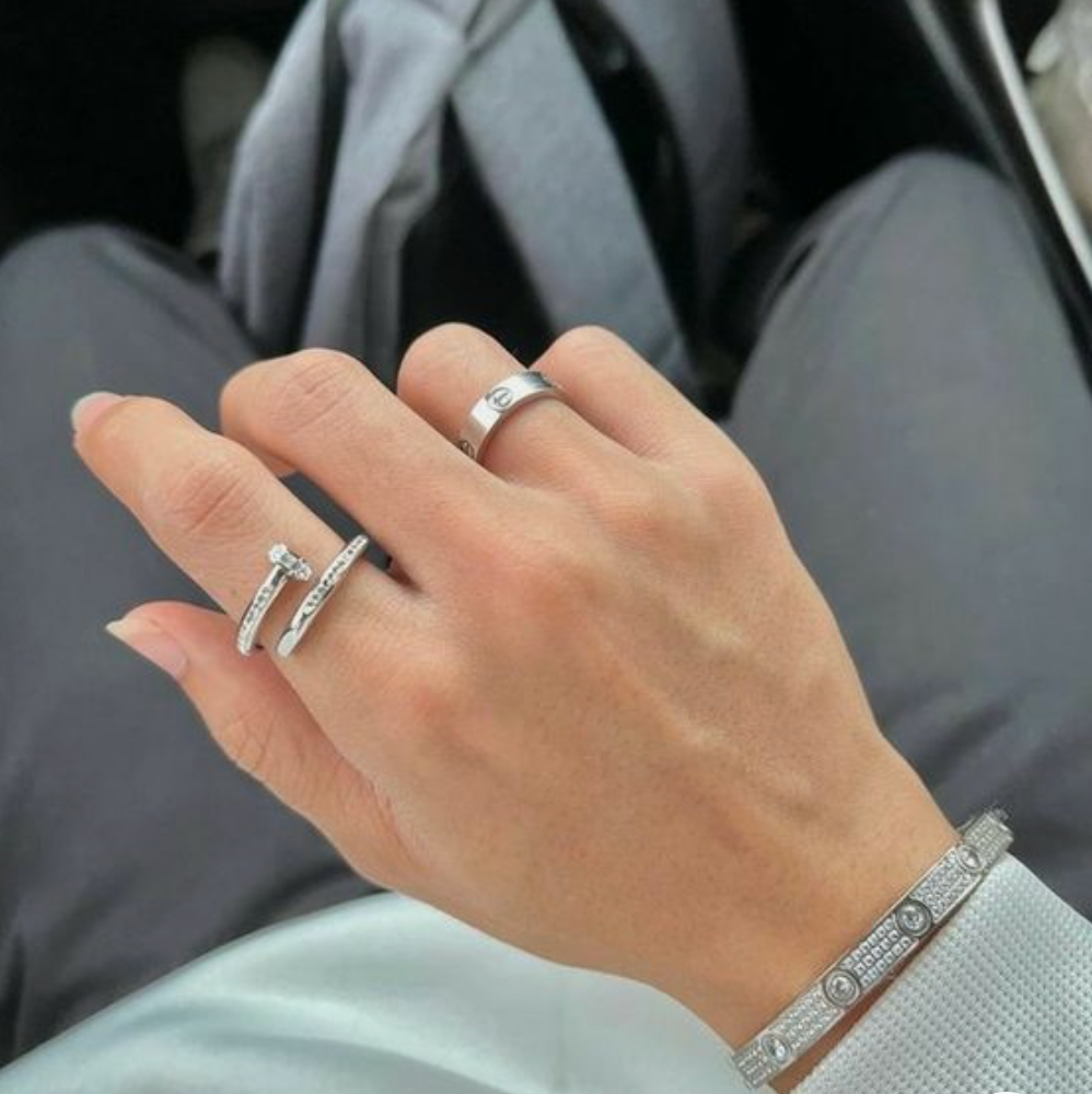 SPIKE | Bague Argent Prestige