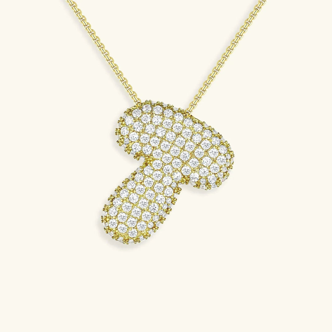 Collier initiale bulle