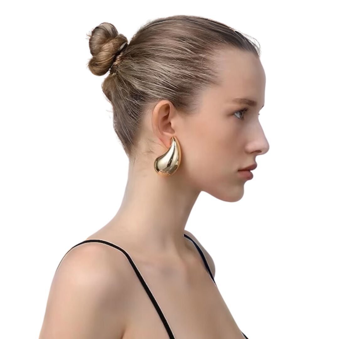 Boucles d'oreilles larme or Sandra