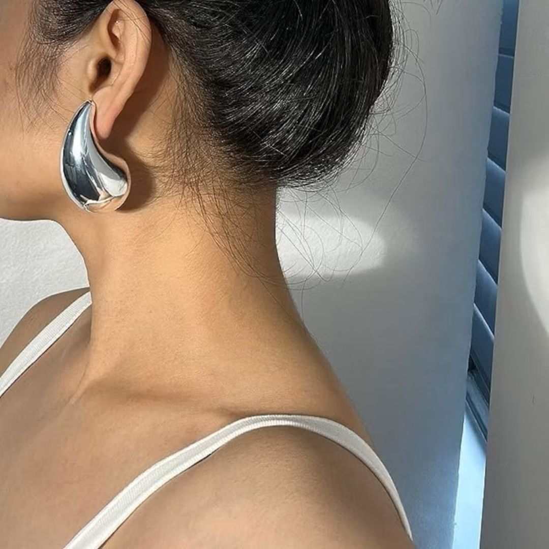 Boucles d'oreilles larme or Sandra