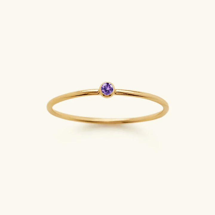 Bague pierre de naissance Amelia