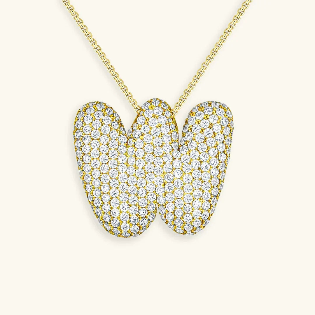 Collier initiale bulle