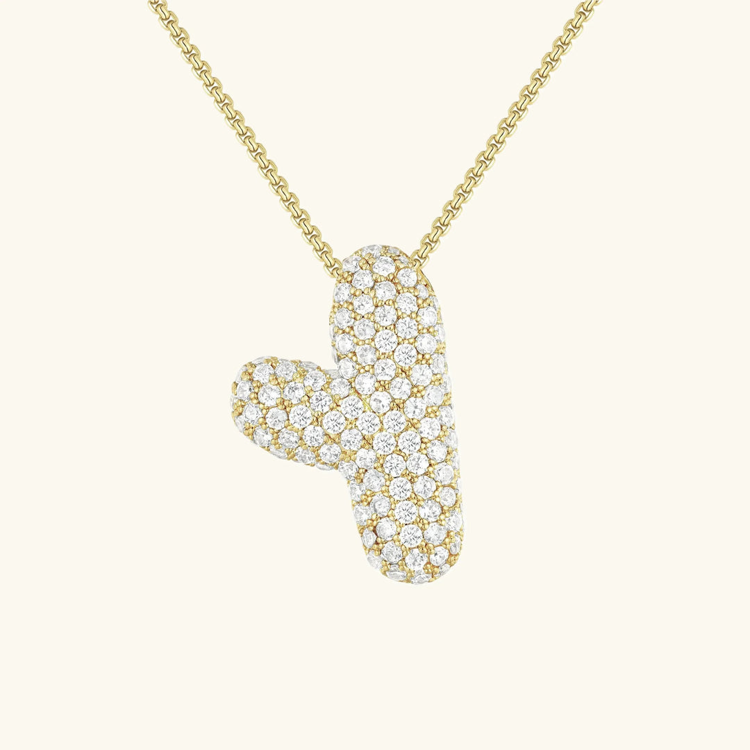Collier initiale bulle