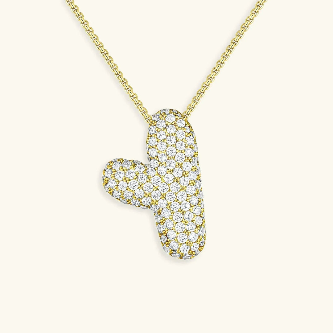 Collier initiale bulle