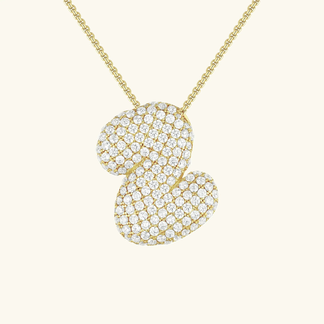Collier initiale bulle