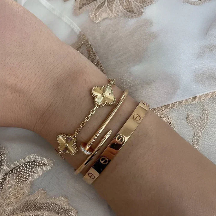 Ensemble 3 bracelets - Or