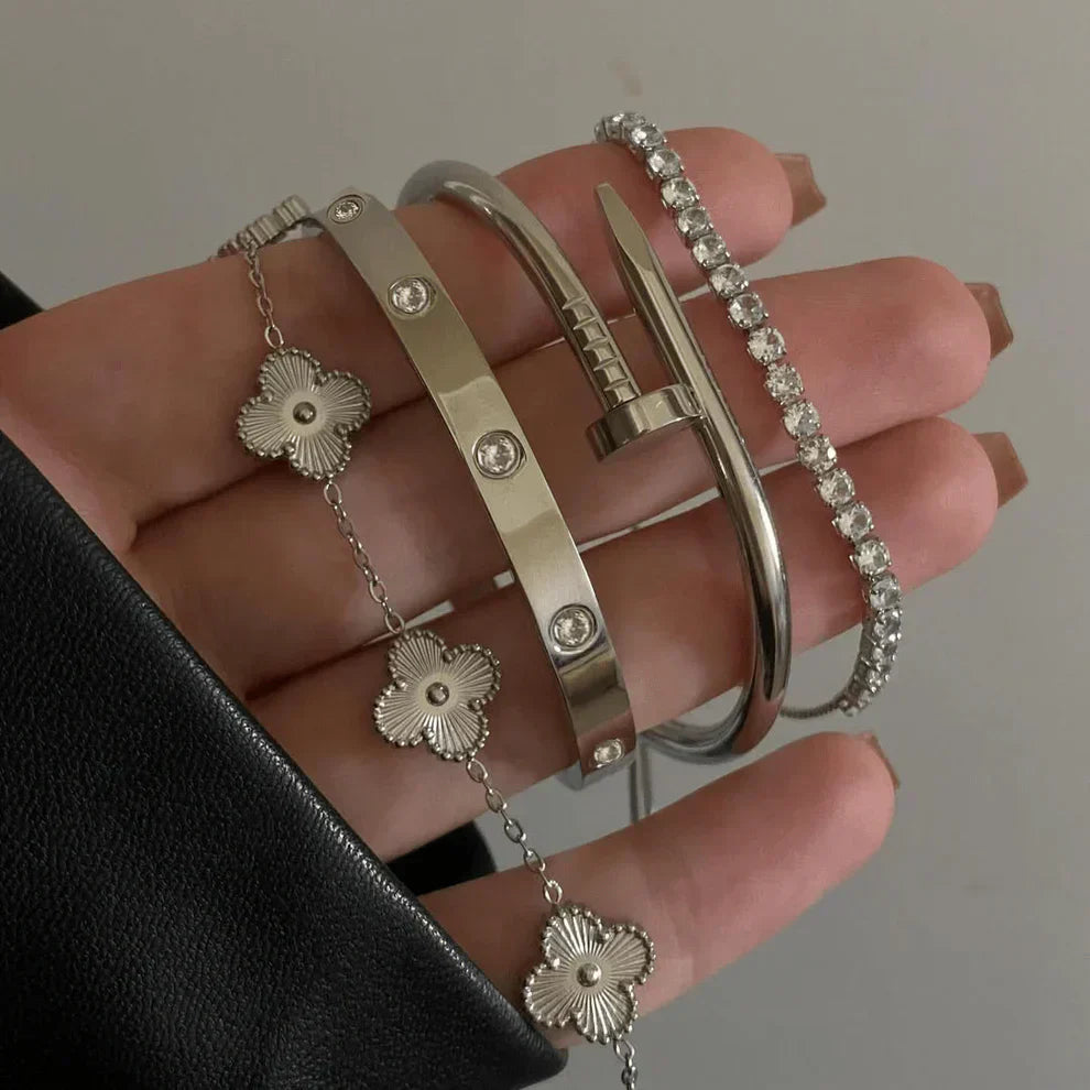 Ensemble 4 bracelets « Silvio »