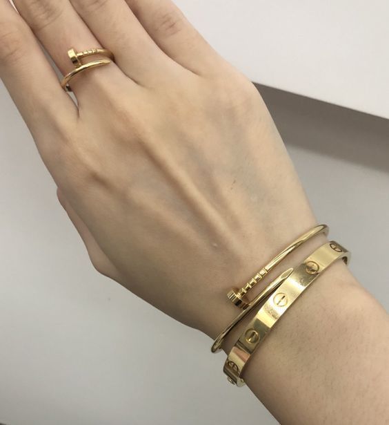 SPIKE | Bracelet Or Rose Fin