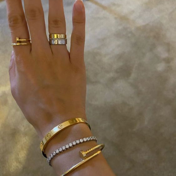 SPIKE | Bracelet Or