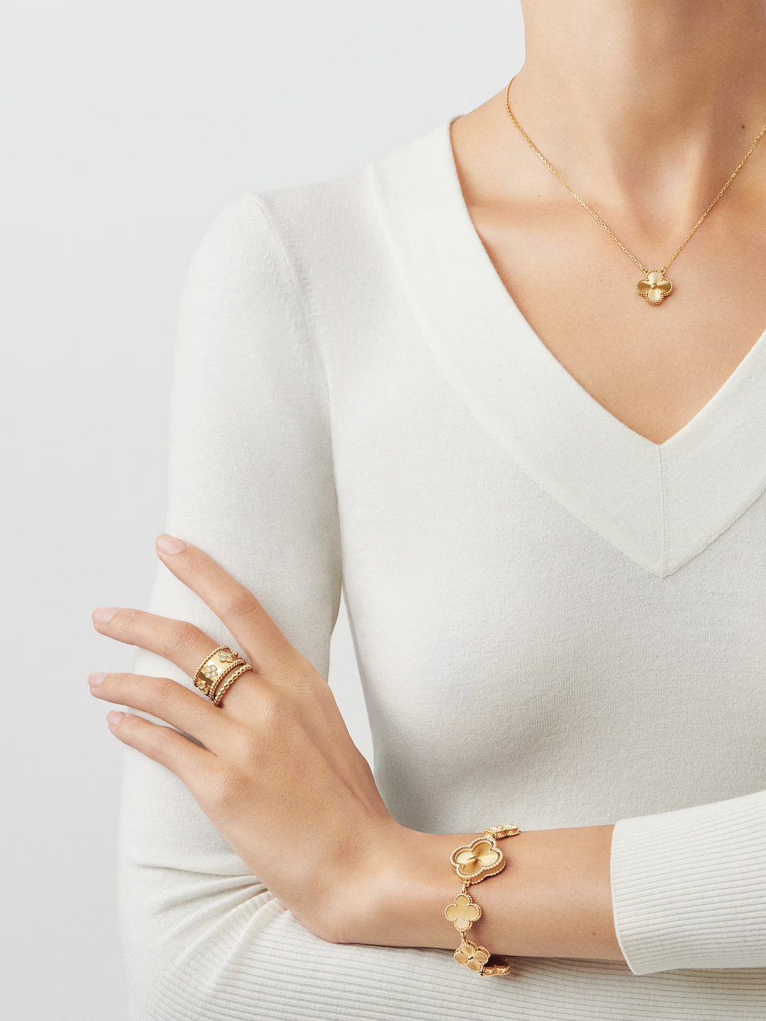 CLOVER | Collier Or