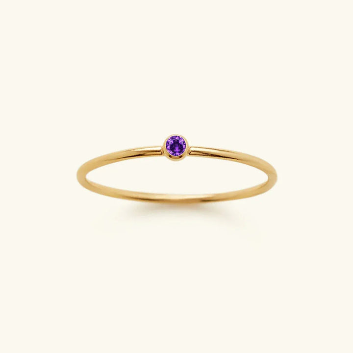 Bague pierre de naissance Amelia