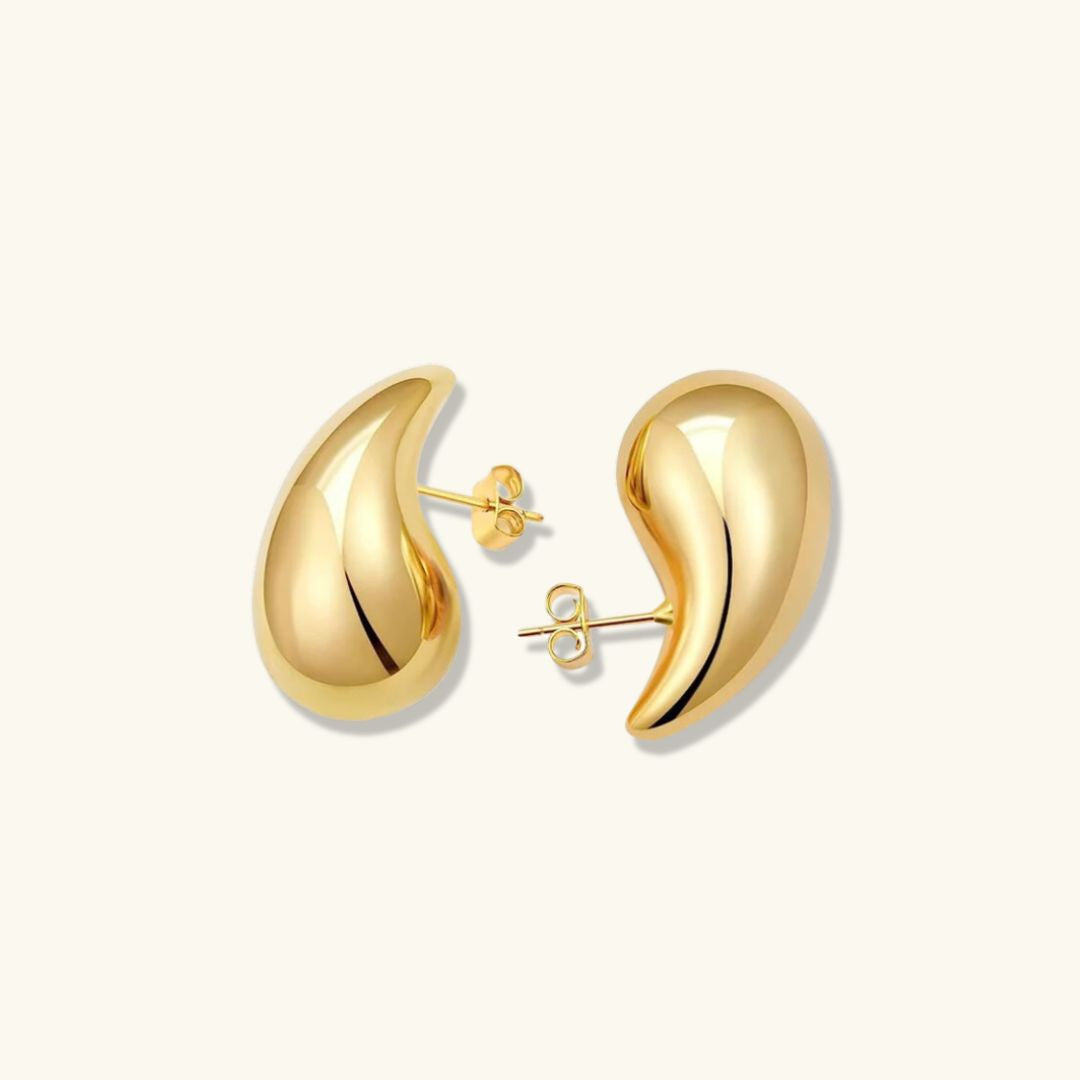 Boucles d'oreilles larme or Sandra