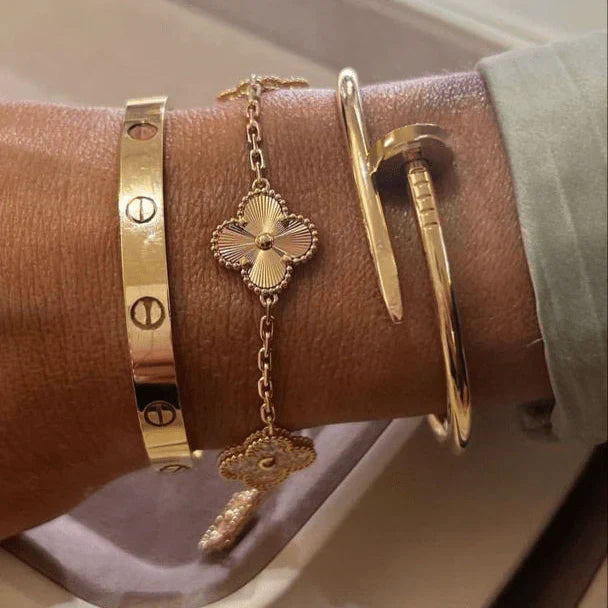 Ensemble 3 bracelets - Or