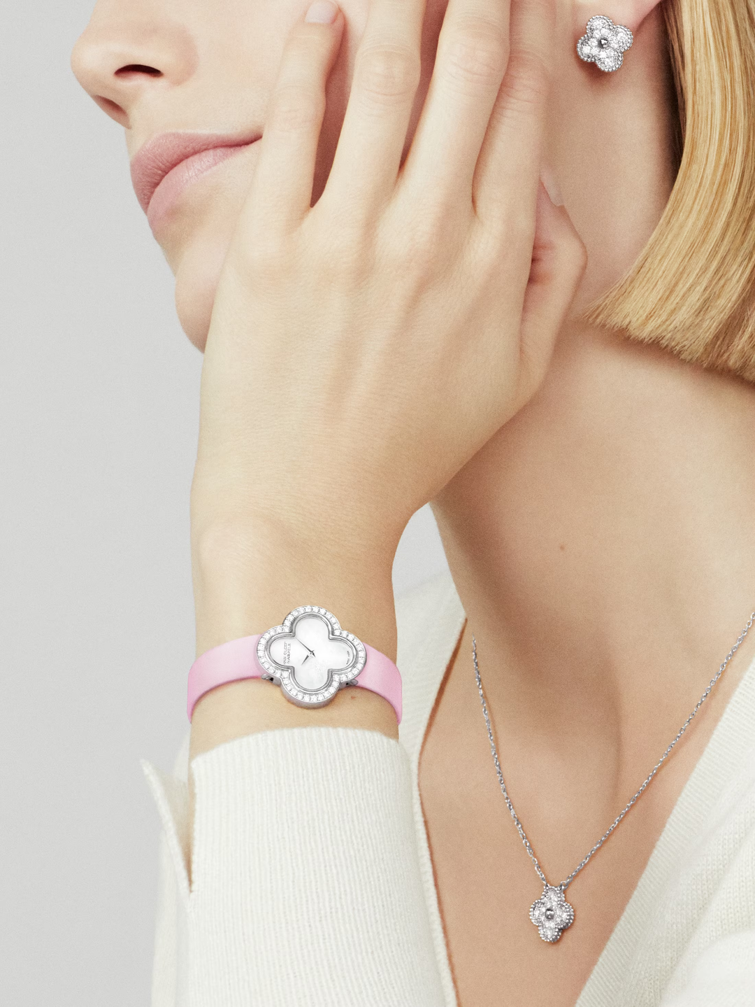 CLOVER | Collier Argent Prestige